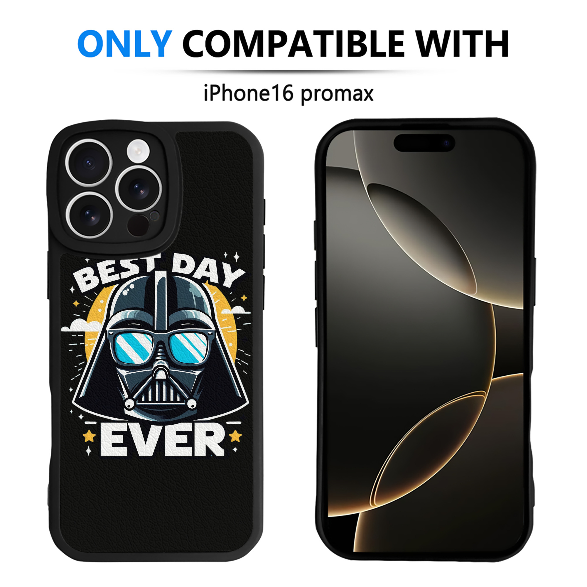 （画像用） スター・ウォーズ Star Wars 【iPhone 16シリーズ対応】シリコンスマホケース（レザー調） 材質：シリコン